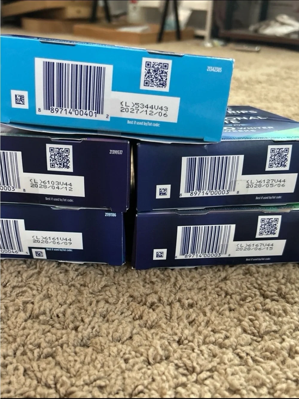 Crest 3D Whitestrips Boxes - Set of 5
